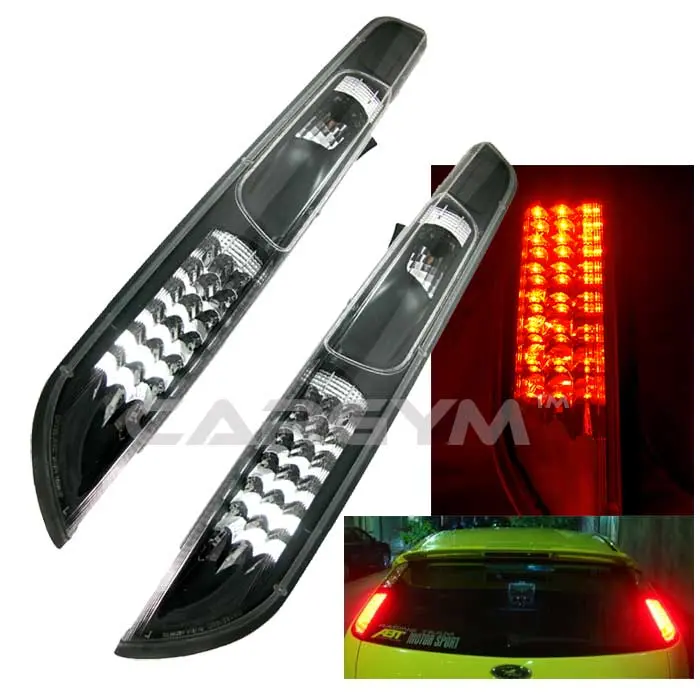 Ford 2005+ Focus Mk3 5 Doors Jdm Black Housing Led Taillight 1