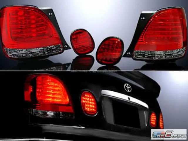 Lexus 98-05 Gs300/Gs400 Aristo Led Red & Smoke Taillight Set 1