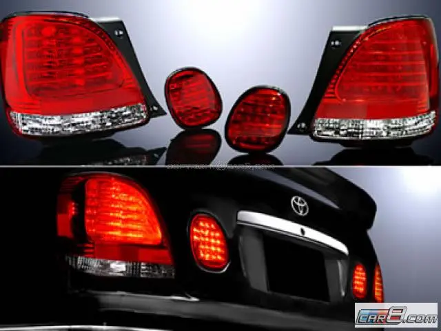 Lexus 98-05 Gs300/Gs400 Aristo Led Red & Clear Taillight Set 1