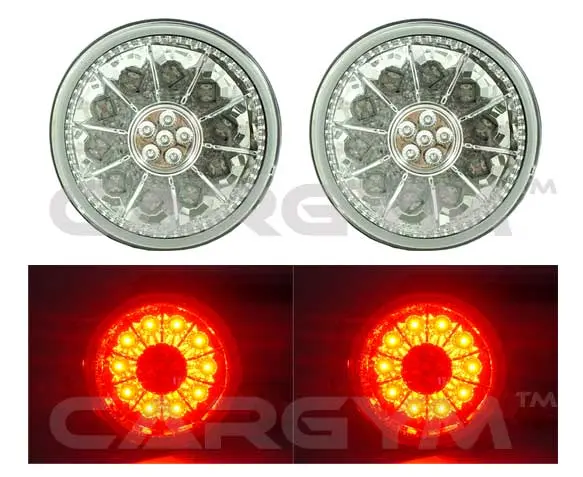 Lexus  1999-2005 Is200 Is300 Clear Inner Trunk Lamps 1