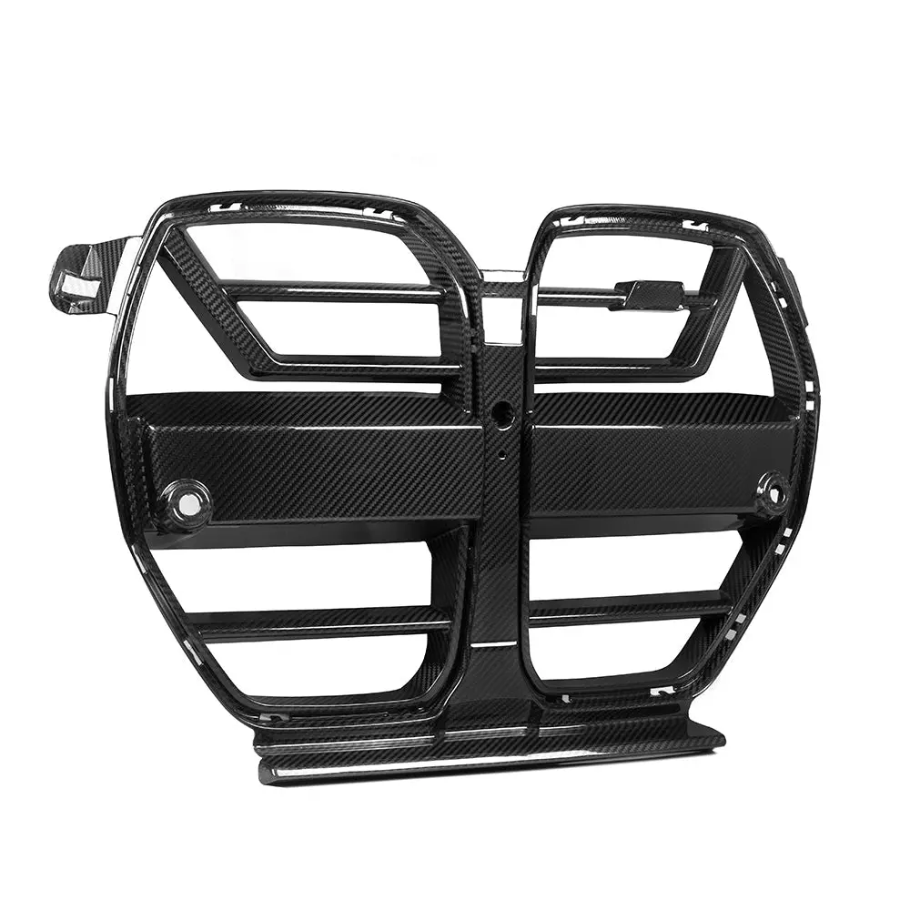 Sooqoo Bmw M3 G80 G81 M4 G82 G83 Dry Carbon Fiber Sq-A Front Grill 1