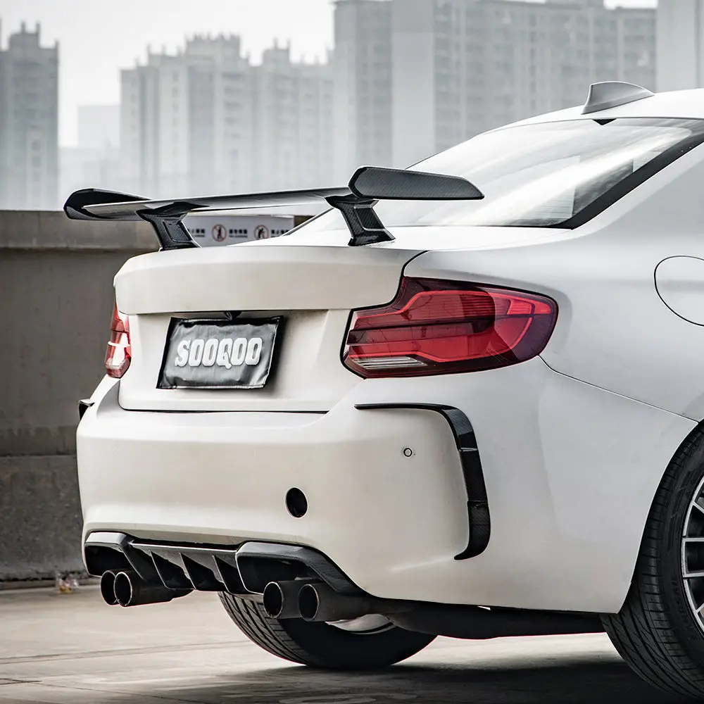 Sooqoo Bmw M2 F87 Dry Carbon Fiber Rear Vent Trim 1