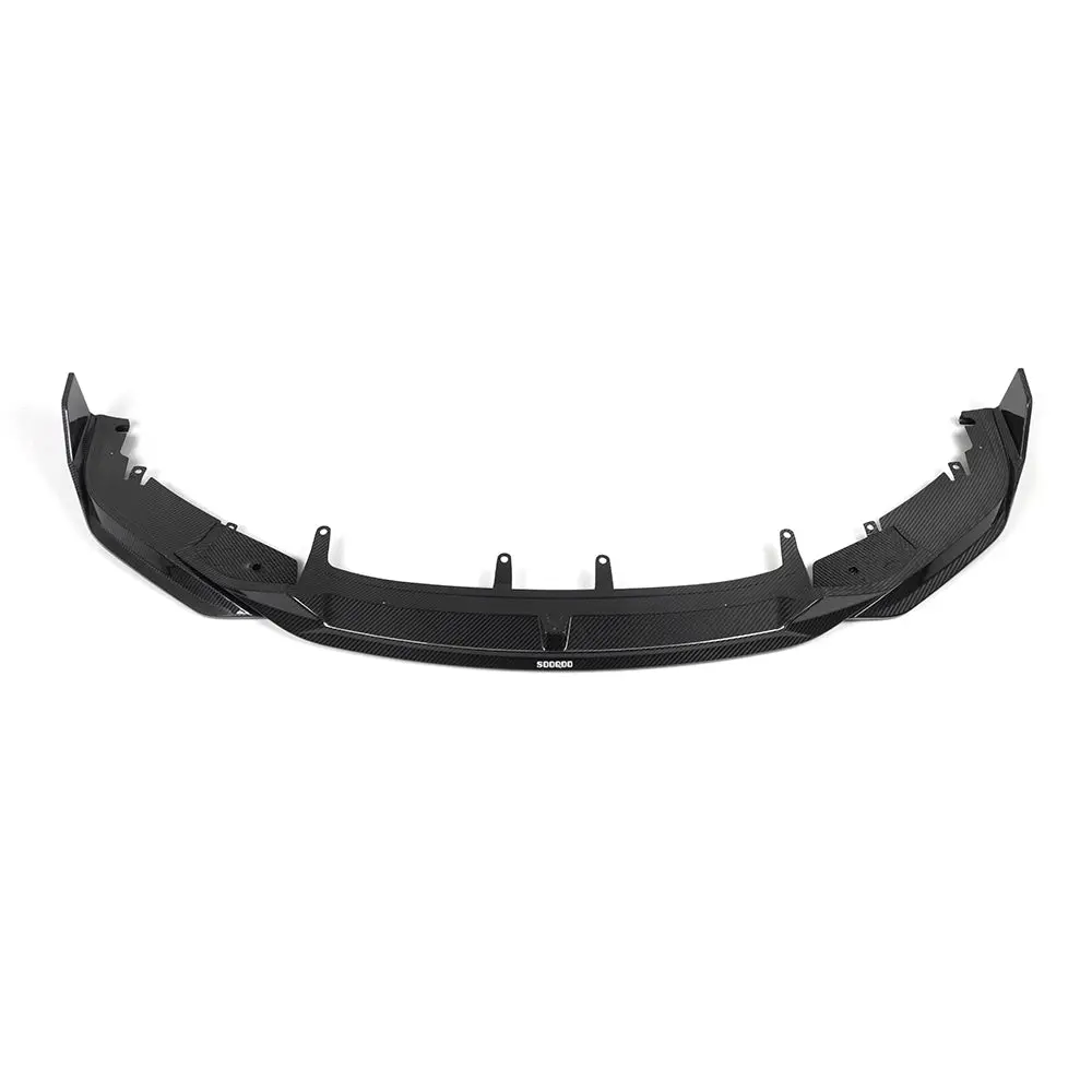 Sooqoo Bmw 8-Series G14 G15 G16 Dry Carbon Fiber Front Lip Spoiler 1