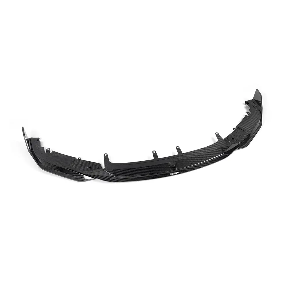 Sooqoo Bmw 8-Series G14 G15 G16 Dry Carbon Fiber Front Lip Spoiler 2