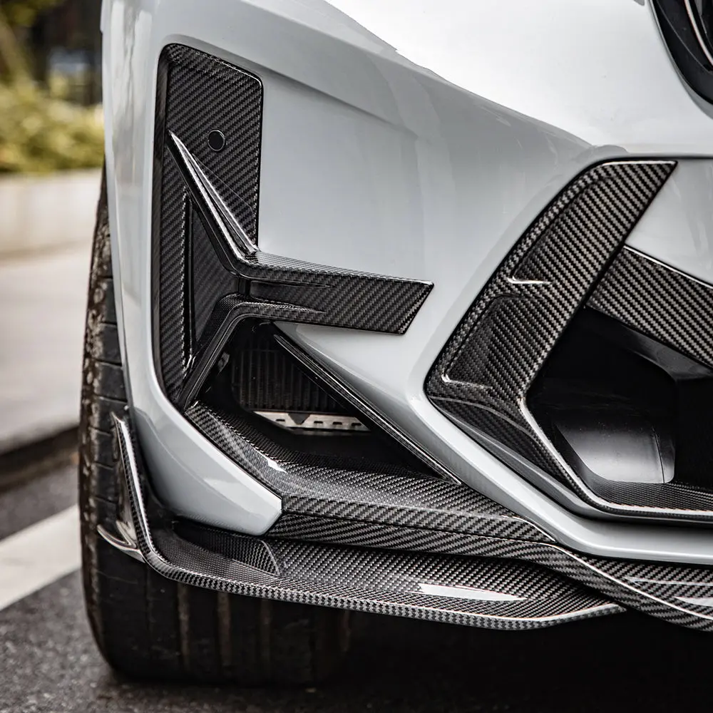 Sooqoo Bmw X3m F97 X4m F98 Lci Dry Carbon Fiber Front Bummper Side Vent 1