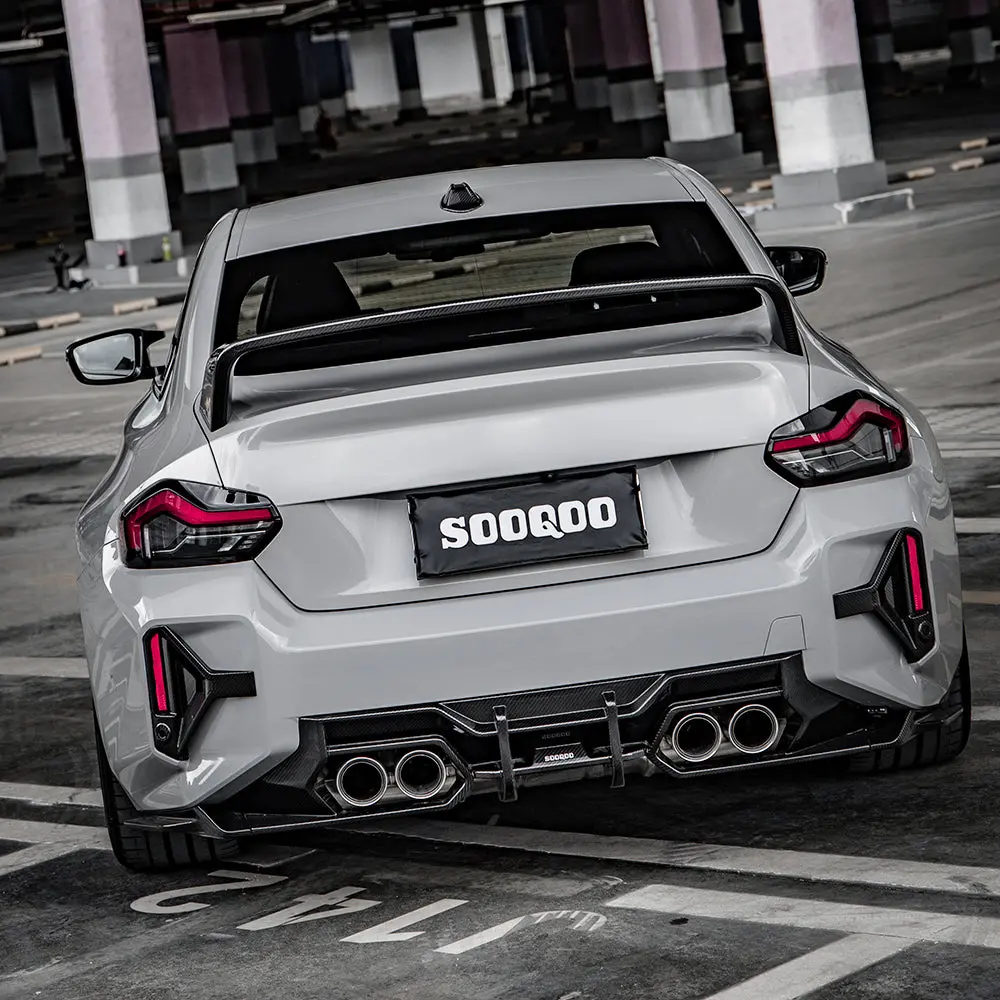 Sooqoo Bmw M2 G87 Dry Carbon Fiber Rear Diffuser 1