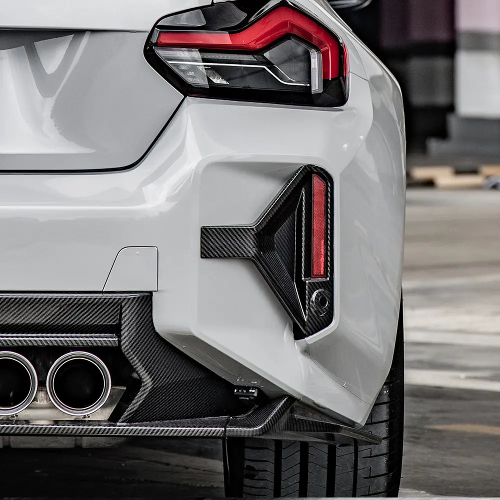 Sooqoo Bmw M2 G87 Dry Carbon Fiber Rear Bumper Attachments 1