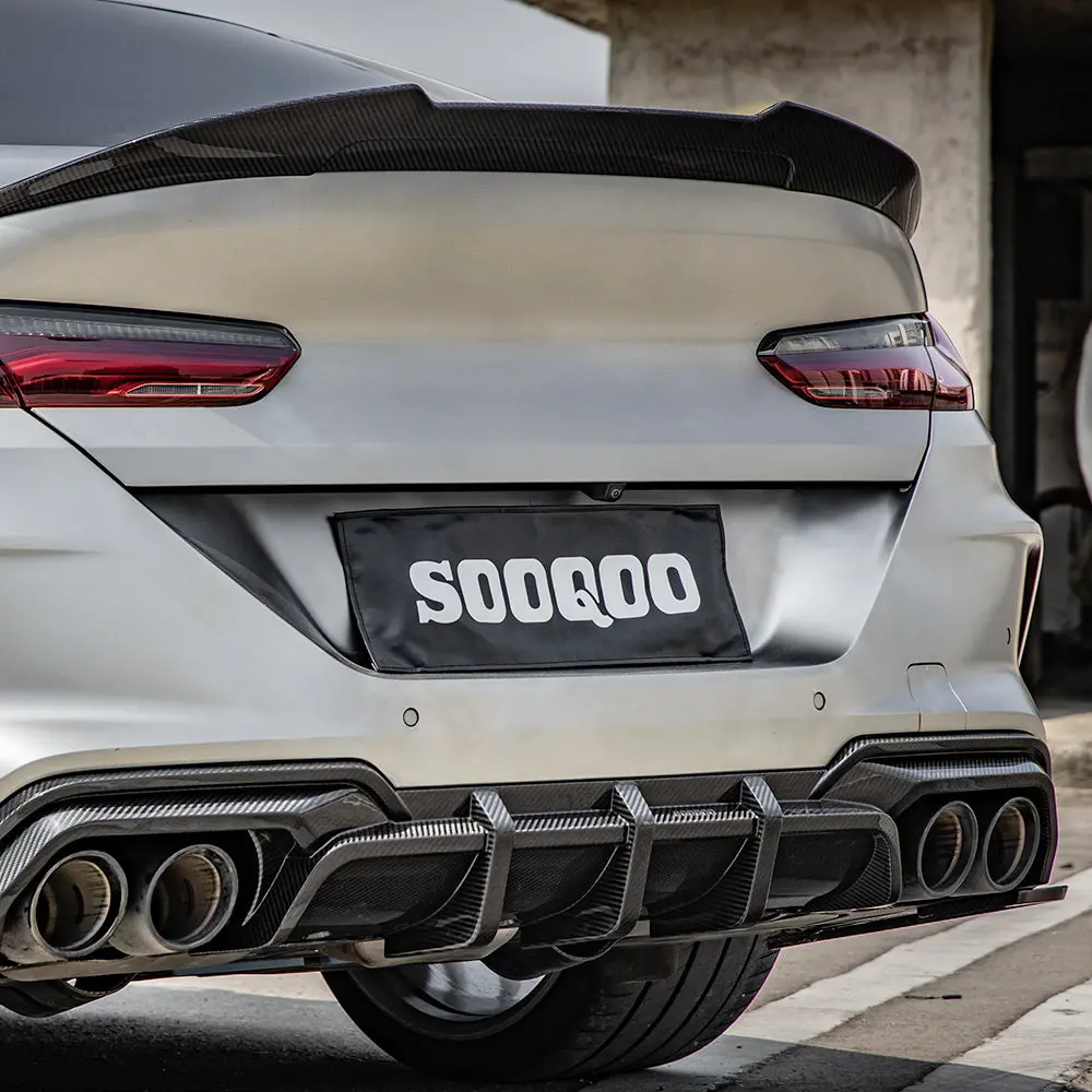 Sooqoo Bmw M8 F91 F92 Dry Carbon Fiber Diffuser 1