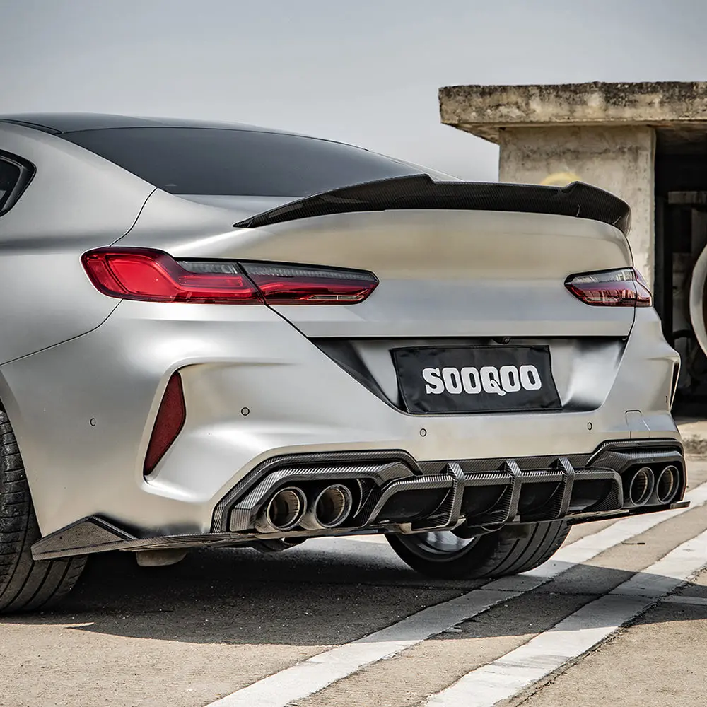 Sooqoo Bmw M8 F93 Dry Carbon Fiber Rear Diffuser 1