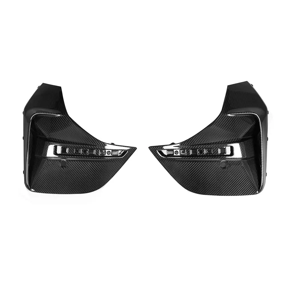 Sooqoo Bmw 4-Series / I4 G26 Dry Carbon Fiber Rear Bumper Trim 1
