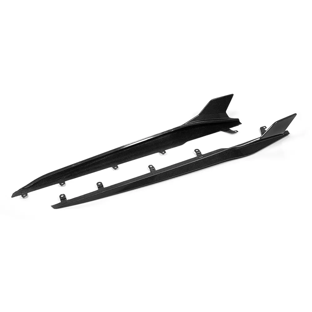 Sooqoo Bmw 8-Series G16 / M8 F93 Dry Carbon Fiber Side Skirt 1