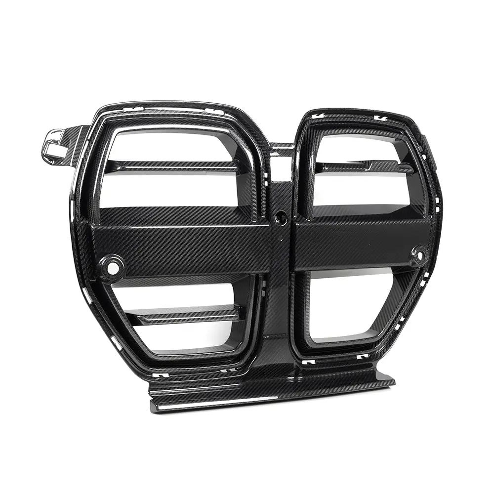 Sooqoo  Bmw M3 G80 G81 M4 G82 G83 Dry Carbon Fiber Sq-V Front Grill W/Acc 1