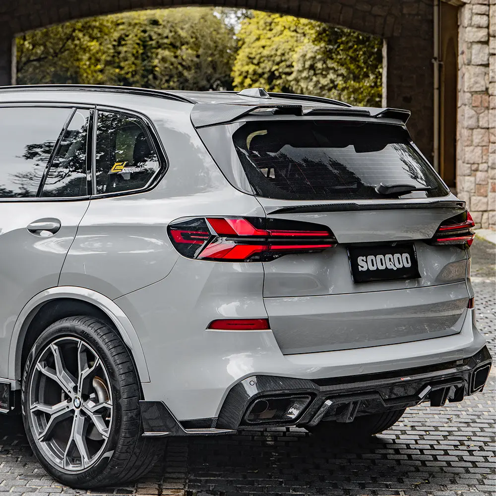 Sooqoo Bmw X5 G05 Sq Style Dry Carbon Fiber Diffuser 1