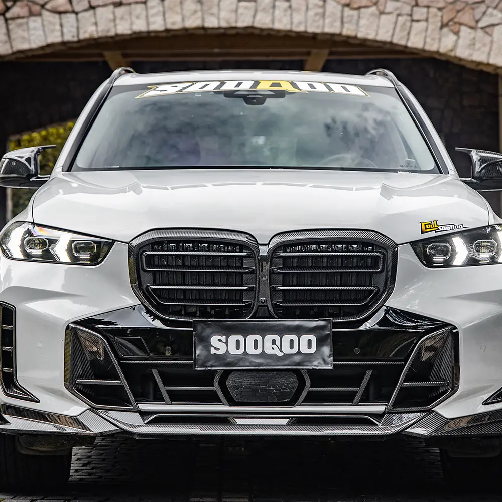Sooqoo  Bmw X5 G05 Lci Dry Carbon Fiber Front Lip Spoiler 1