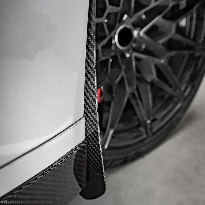 Sooqoo Bmw M3 G80 G81 Dry Carbon Fiber Front Mud Flaps 1