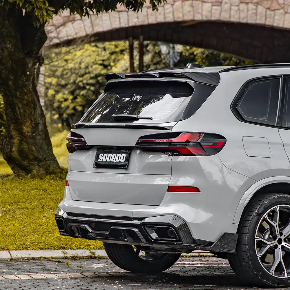Sooqoo Bmw X5 G05 Dry Carbon Fiber Roof Spoiler 1