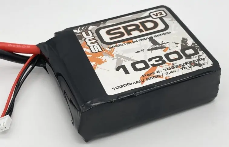 103250-2S2p Smc 10300Mah 250C 7.4V 2S2p Drag Pack 1
