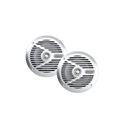 Alpine Sps-M601 6-1 / 2" 2-Way Marine Speaker (Silver) 1