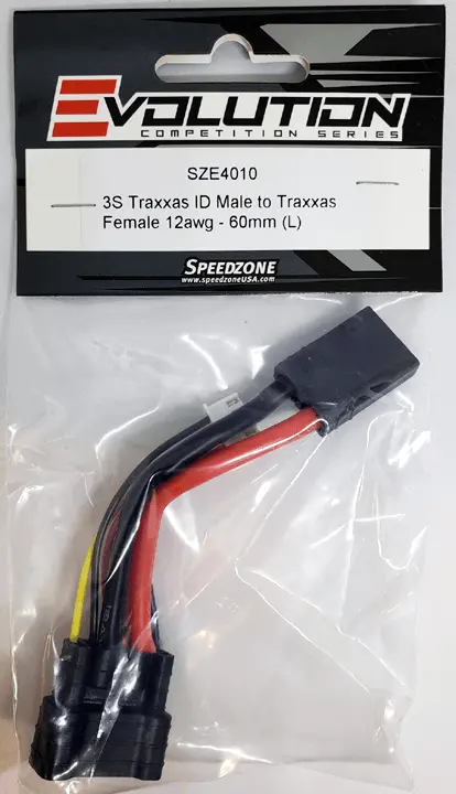 Sze4010 3S Traxxas Id Male To Traxxas Female Adapter 1