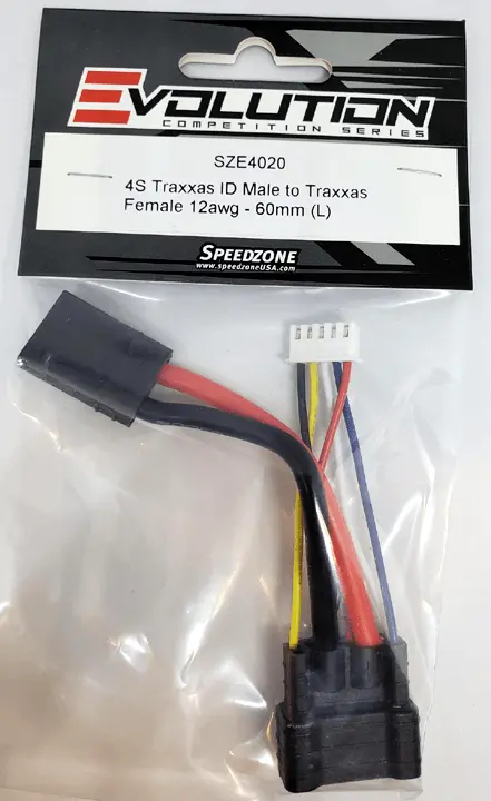 Sze4020 4S Traxxas Id Male To Traxxas Female Adapter 1