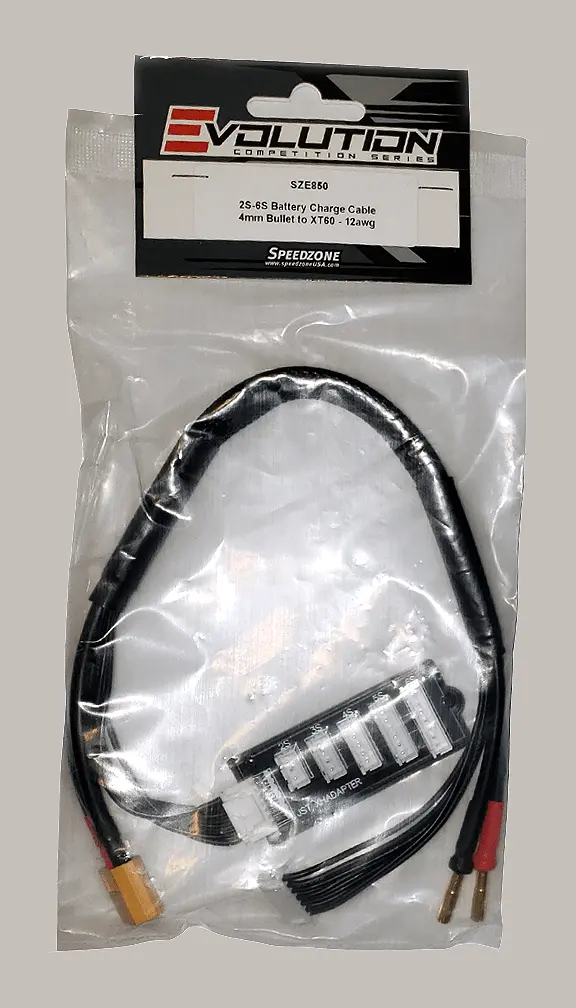 Sze850 2S-6S Charge Cable W/ Balance Board 4Mm To Xt60 1