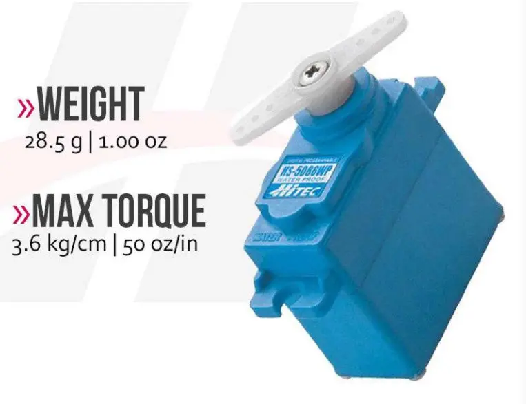 Hs-5086Wp Metal Gear, Micro Digital Waterproof Servo 1