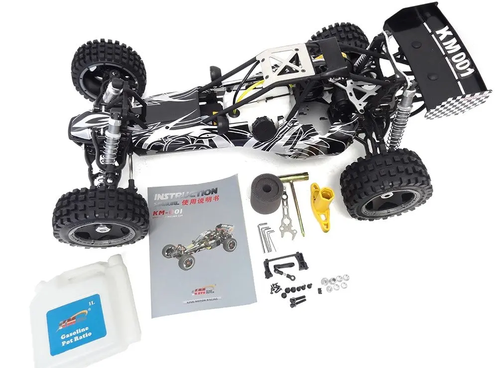 Km212-04Wg King Motor 1/5 Scale Roller Baja Buggy Wild Grey 1