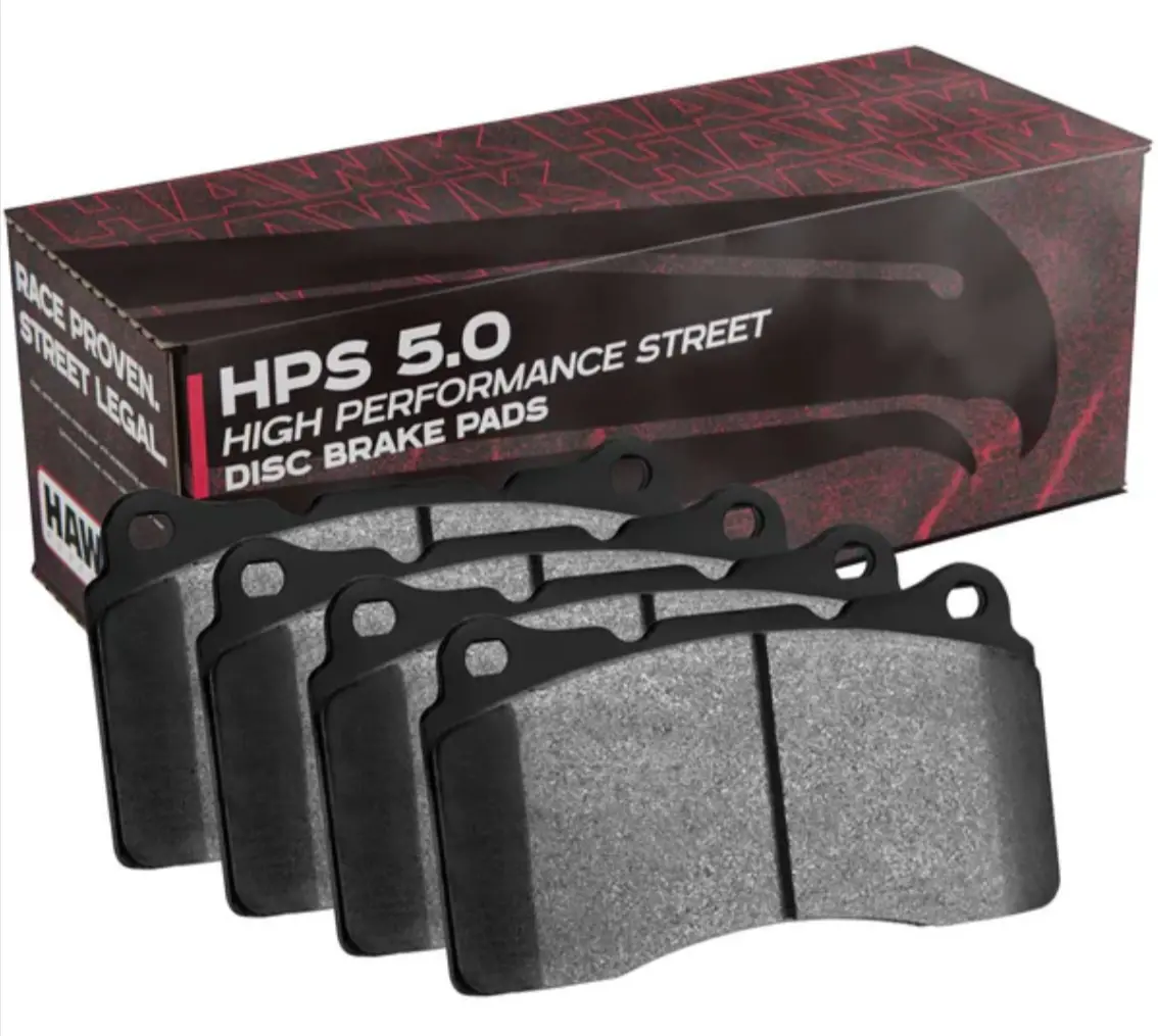 Hawk Performance Hps 5.0 Front Brake Pads For '20-'25 Z51 C8 Corvette (Hb926b.577) 1