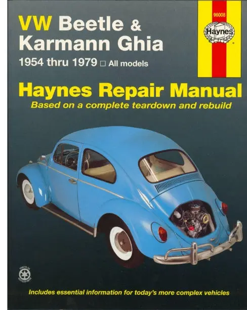 Restoration Manual, Complete Teardown-Rebuild - Beetle/Ghia 1954 To 1979 1