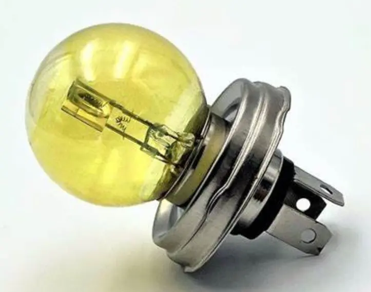 Head Light Bulb, Yellow, P45t-12V-45/40W - Beetle/Kombi/Ghia/T3 1967 To 1974 1