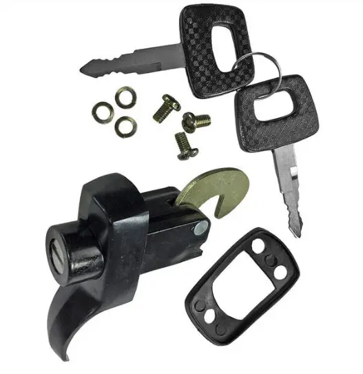 Engine Lid Lock, Black - Beetle/Kombi 1966 To 1971 1
