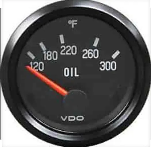 Oil Temp Gauge, Fahrenheit 1