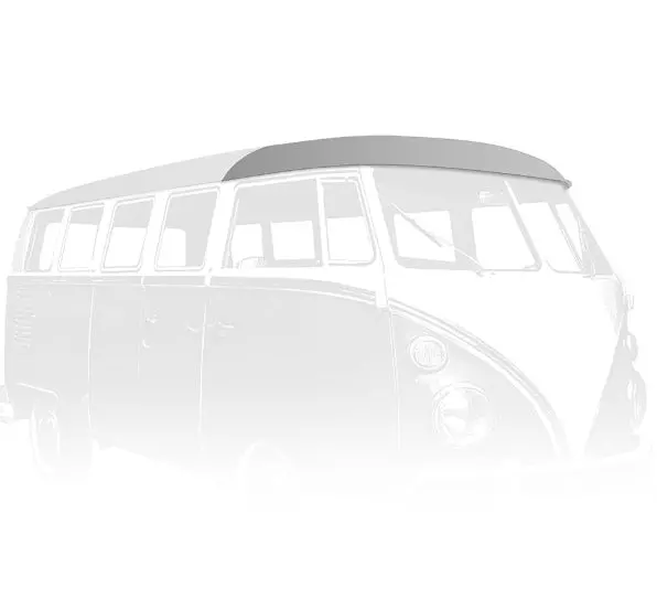 Roof Repair Panel, Front And Rear - Split Kombi 1955 To 1967 1
