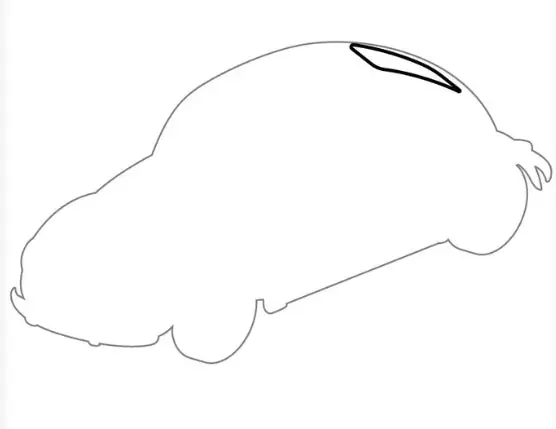 Window Seal, Rear, Cal Look - Beetle 1965 To 1971 1