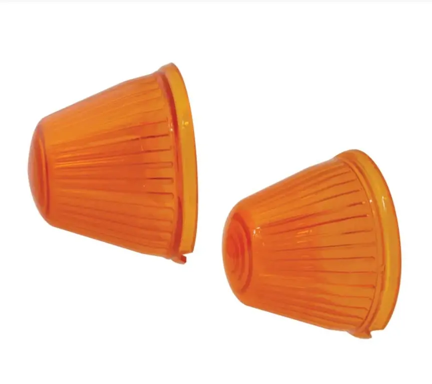 Indicator Lens, Front Bullet, Pair - Ghia 1960 To 1963 1
