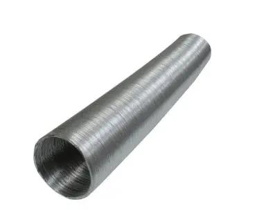 Heater Hose Aluminium, 500Mm X 50Mm - Beetle/Ghia/Kombi/T3 1961 To 1992 1