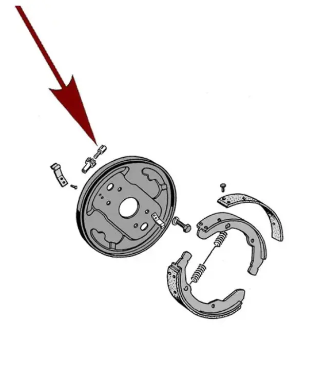 Brake Adjusting Screw - Kombi 1968 To 1979 2