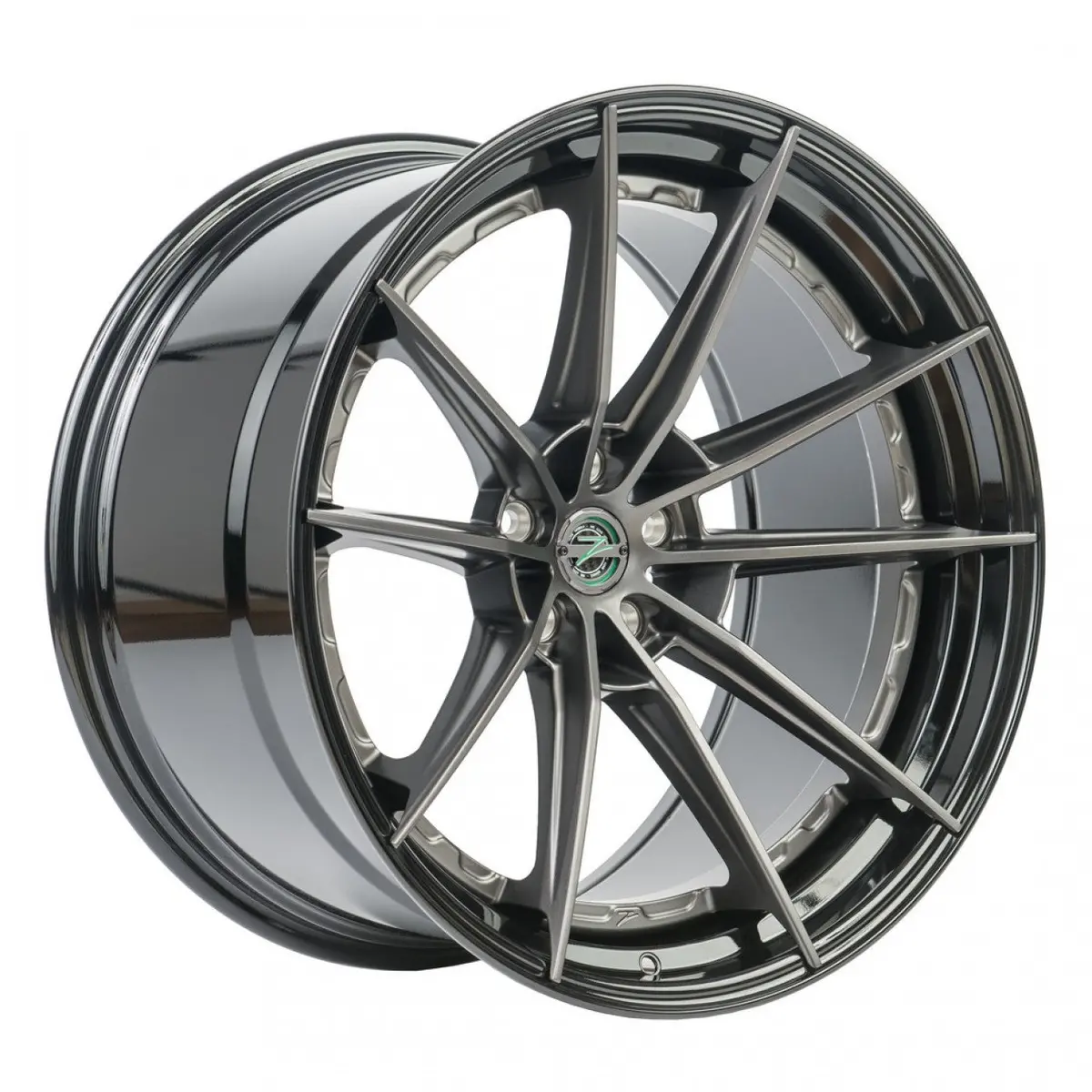 Z-Performance Zp.Modular 1 | Super Deep Concave - Matte Gunmetal / Gloss Black Lip 1