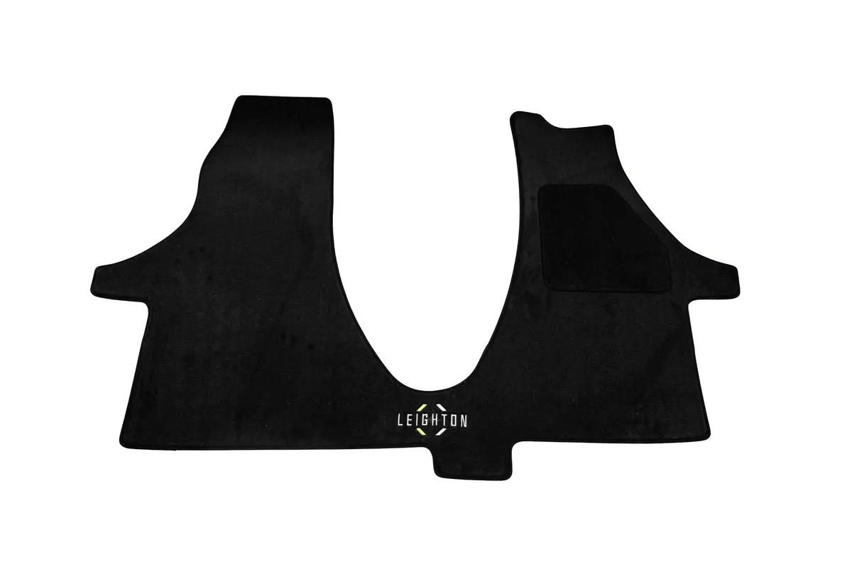 Leighton 1 + 2 Front Mat (T6.1) Black/White Logo 1
