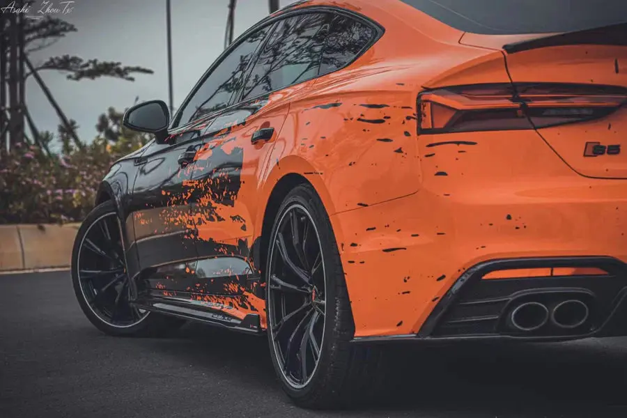 Takd Carbon Dry Carbon Fiber Side Skirts For Audi S5 & A5 S-Line B9.5 2020+ 1