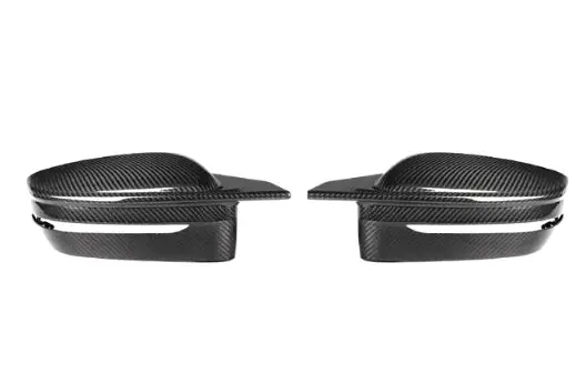 Takd Carbon Fiber Mirror Cap Replacement For Bmw G22 G24 G26 Grancoupe M440i 430I / I4 1