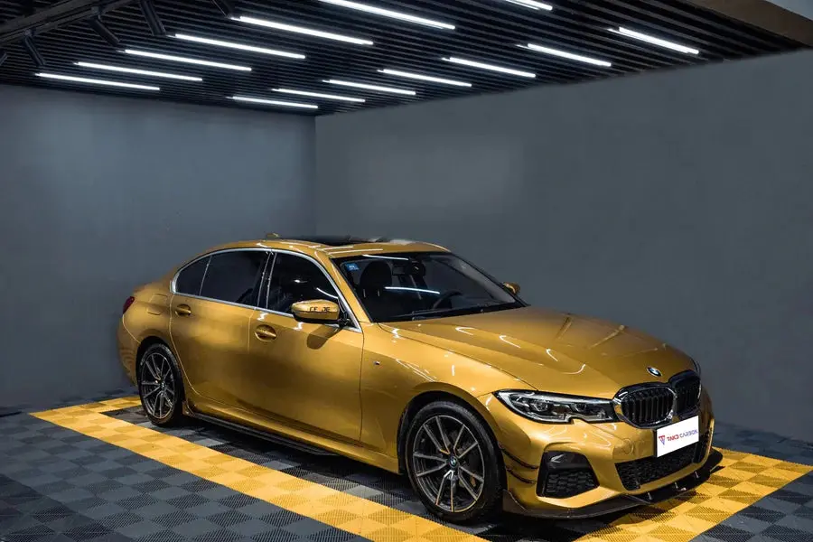 Takd Carbon Carbon Fiber Side Skirts Ver.1 For Bmw 3 Series G20 330I M340i 2019+ 2