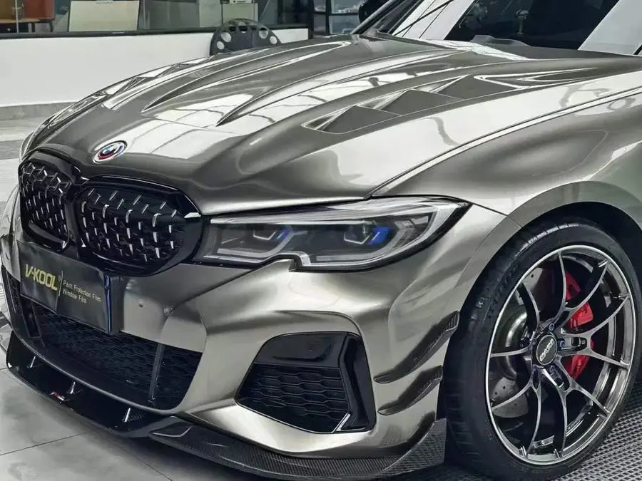 Takd Carbon Carbon Fiber Front Lip Ver.1 For Bmw 3 Series G20 330I M340i 2019-2022 1