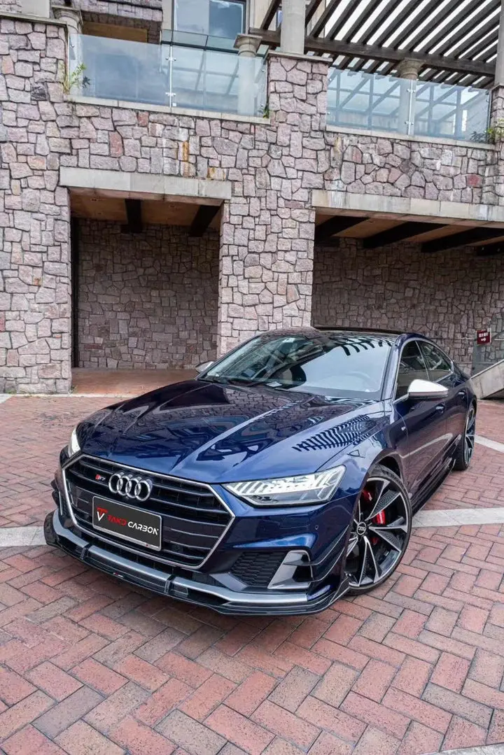 Takd Carbon Dry Carbon Fiber Side Skirts For Audi A7 S-Line & S7 C8 2018+ 1