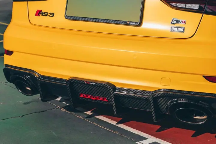 Takd Carbon Dry Carbon Fiber Rear Diffuser For Audi Rs3 2018-2020 1