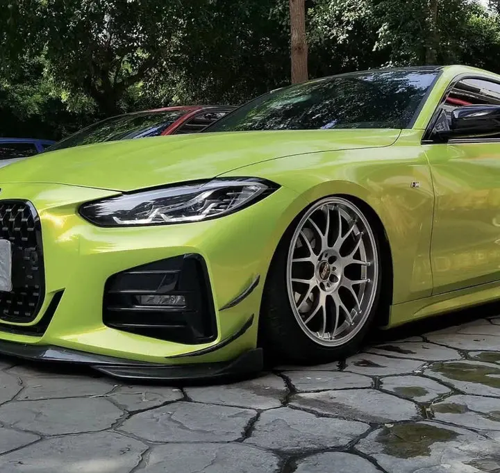 Takd Carbon Dry Carbon Fiber Front Bumper Canards For Bmw 4 Series G22 G23 430I M440i 2020+ 1
