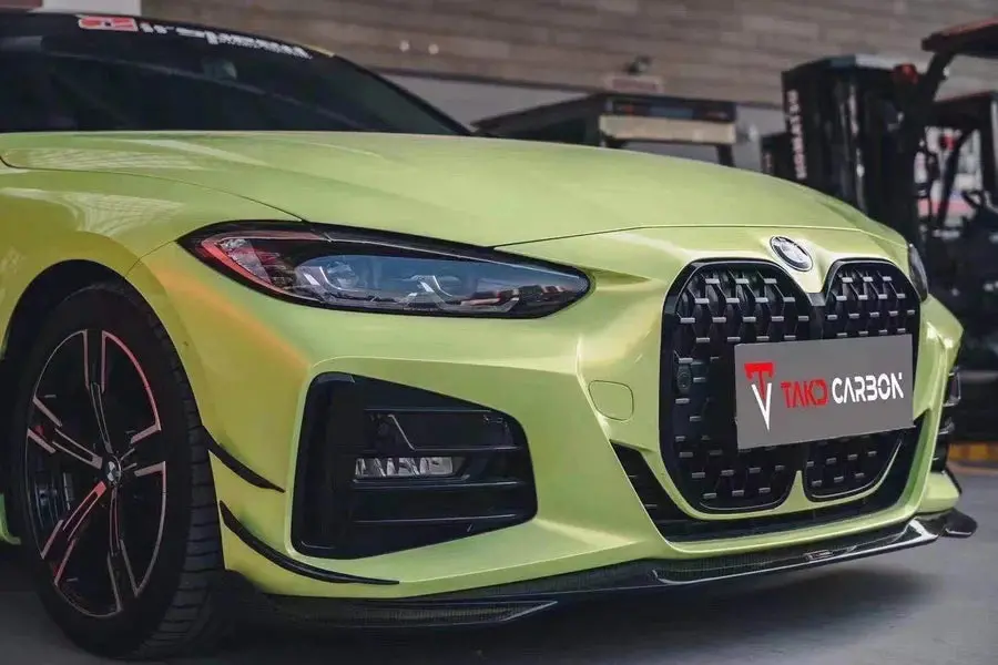 Takd Carbon Dry Carbon Fiber Front Lip Splitter For Bmw 4 Series G22 G23 430I M440i 2020+ 1