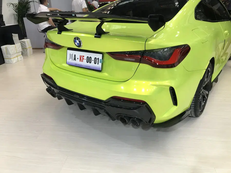 Takd Carbon Dry Carbon Fiber Rear Spoiler Wing For Bmw 4 Series G22 G23 430I M440i 2020+ 2