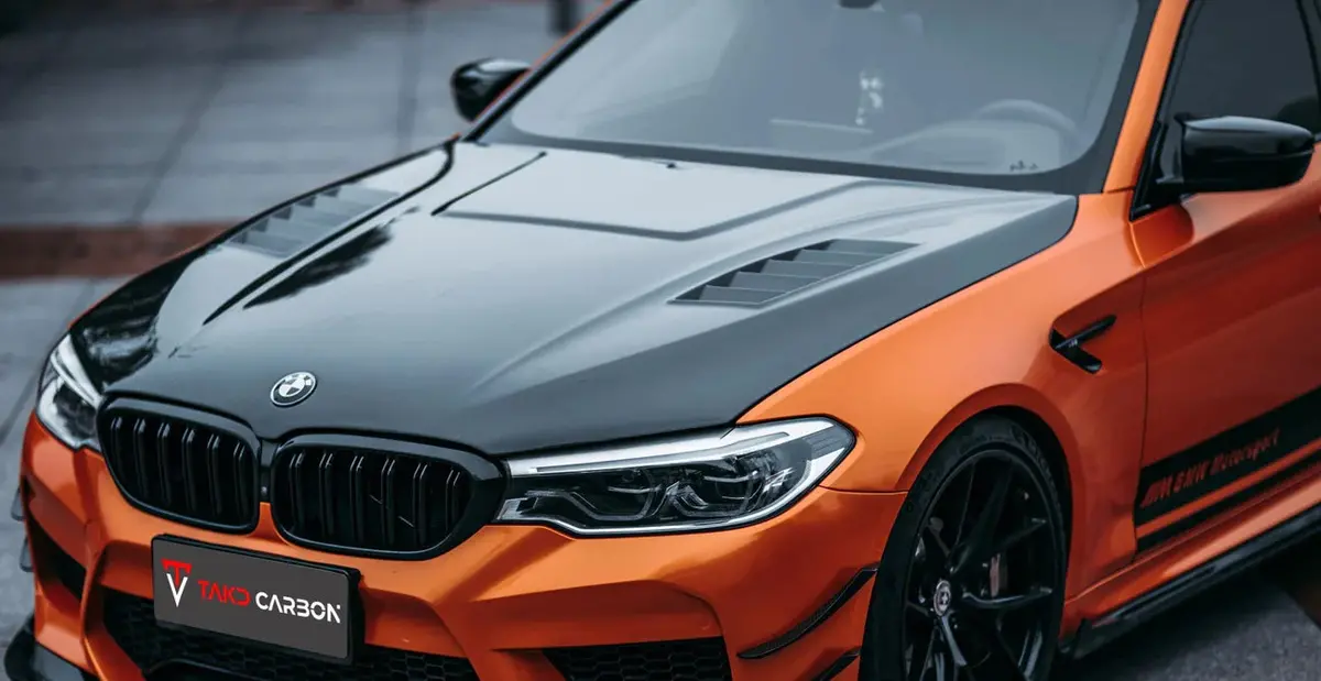 Takd Carbon Dry Carbon Fiber Hood Bonnet For Bmw M5 F90 & 5 Series G30 G31 2017+ 1