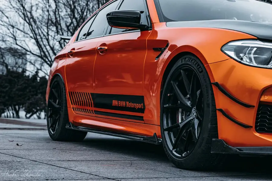 Takd Carbon Dry Carbon Fiber Front Bumper Canards For Bmw M5 F90 2017+ 1